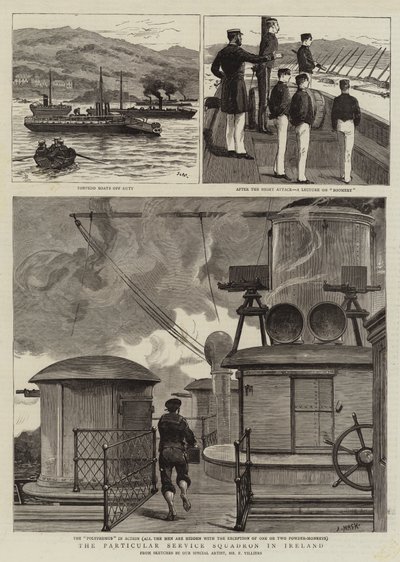 The Particular Service Squadron in Ireland by Joseph Nash